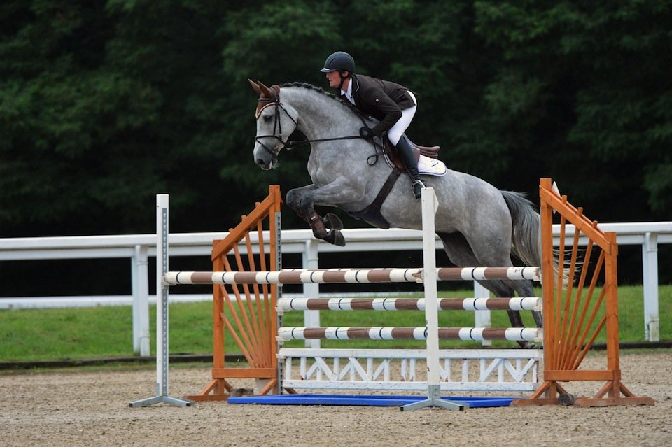 Charly riding Adore Me