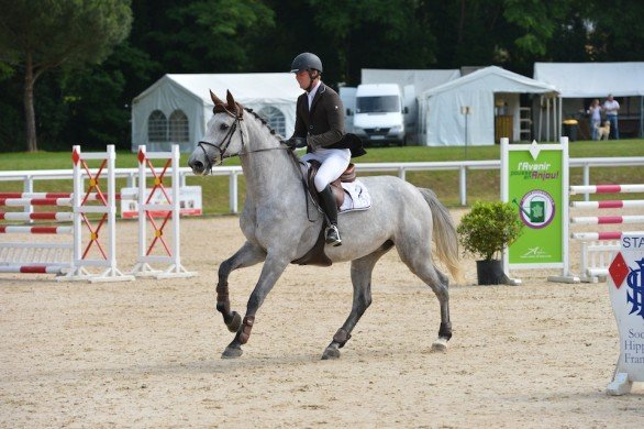 Charly riding Adore Me
